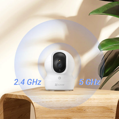EZVIZ CP1 Pro 2K WLAN-Überwachungskamera für innen, 360°, 2er-Pack