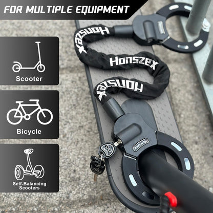 Honszex Scooter Lock Handschellenschloss für E-Scooter und E-Bike