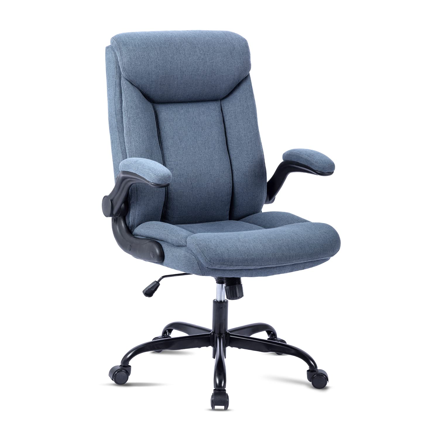 MZLEE Ergonomischer Bürostuhl Computer Drehstuhl - Navy Blau. Ergonomischer Drehstuhl in Navy Blau für rückenfreundliches Sitzen am Computer.