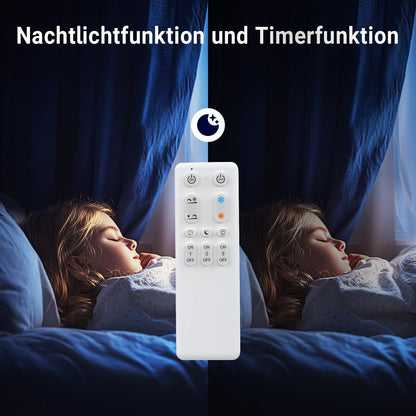 ANTENLICHT Smarte LED Deckenleuchte Dimmbar mit Alexa/Google - Schwarz