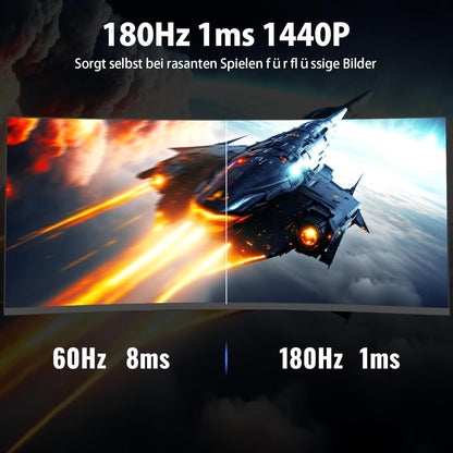 Minifire MFG32C3Q Gaming Monitor – 32 Zoll Curved 180Hz