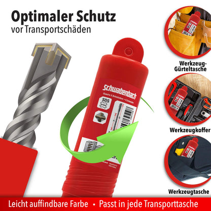 SCHWABENBACH SDS-plus Betonbohrer 32 x 460 mm, Hartmetall, 4 Schneiden