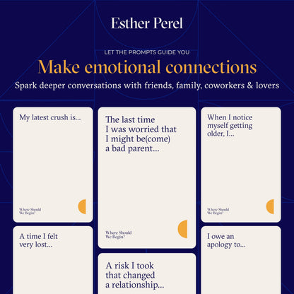 ESTHER PEREL Gesprächskarten für Paare & Freunde – 200 Prompts