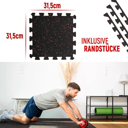 NEOLYMP Fitness Bodenschutz Puzzlematte – 40 Stk. extra dick