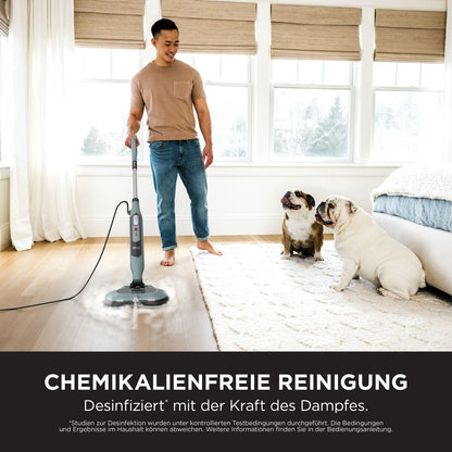 Shark S8201EUCP Automatischer Dampfreiniger Mop - Salbei-Grün