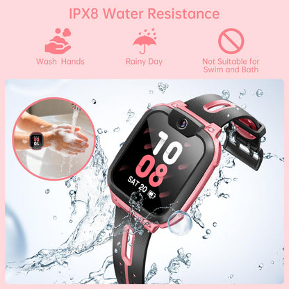 imoo Z1 Kinder-Smartwatch mit GPS, Videoanruf, IPX8 wasserdicht, Rosa