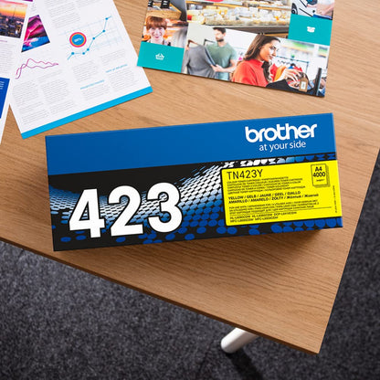 Brother Original Jumbo Tonerpatrone für Laserdrucker – Gelb