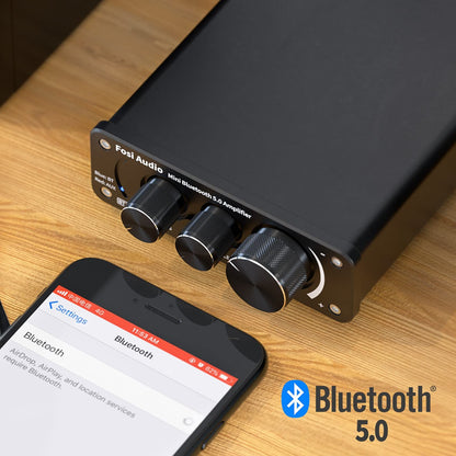 Fosi Audio BT10A Bluetooth 5.0 Stereo Verstärker 2 Kanal 50W