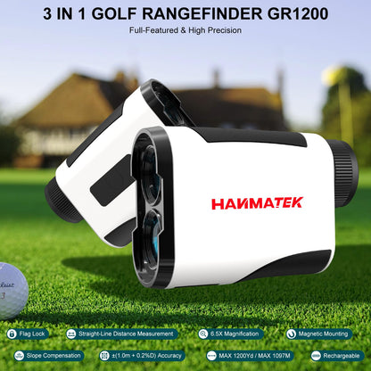 HANMATEK GR1200 Golf-Entfernungsmesser mit Neigungsmessung