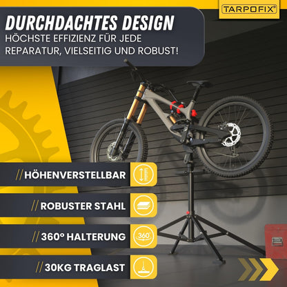 Tarpofix Velo Montageständer bis 30 kg, höhenverstellbar und faltbar