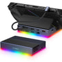 iVANKY 14-in-1 Docking Station – Faltbar für Gaming Handhelds: Schwarzes Dock zur Anschlusserweiterung für Monitor/Peripherie.