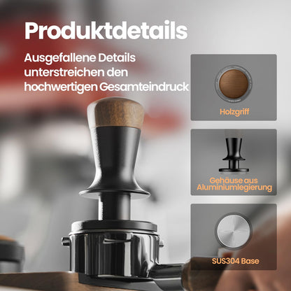 MHW-3BOMBER Espresso Tamper 58.35 mm CD Serie mit Auto-Rebound