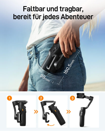 hohem iSteady X3 SE Smartphone-Gimbal, 3-Achsen-Stabilisator