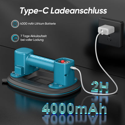 GAGAFEEL Akku Saugheber WA2250, elektrischer Vakuumheber, 300 kg
