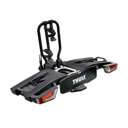 Thule EasyFold XT Fahrradträger für 2 Fahrräder – Schwarz. Faltbarer Kupplungsträger zum sicheren Transport von 2 Fahrrädern am Fahrzeugheck.