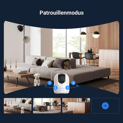 EZVIZ C6N G1 3K WLAN Überwachungskamera Innen mit 360° PTZ