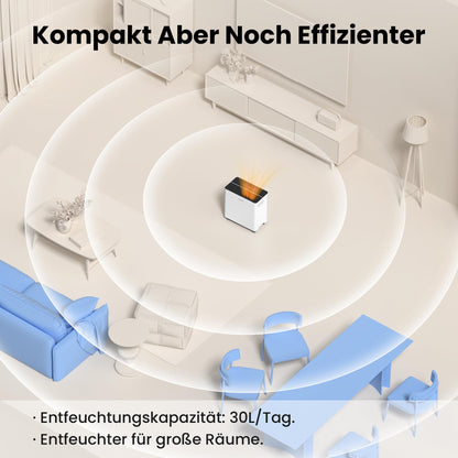 Comfee CDDAE-30DEN7-QA3 Luftentfeuchter, 30 L/Tag für Räume bis 73 m²