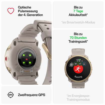 Polar Vantage M3 Multisport-Smartwatch mit AMOLED-Display und GPS