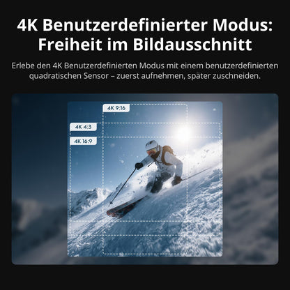 DJI Osmo Action 6 Essential Combo – Action-Cam mit 8K-Video