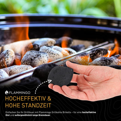 BELKO Grillbriketts 27 kg – Holzkohlebriketts für Holzkohlegrill