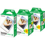 Fujifilm instax Mini Sofortbildfilme - 50er Multipack. Rechteckige Filmpacks für 50 Fotos mit weißem Rahmen. Belichtet in instax Mini Kameras.