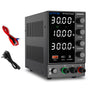WANPTEK POWER DC Labornetzteil digital regelbar 30V 10A. Rechteckgehäuse. Präzise DC-Spannung/-Strom f. Elektronik.