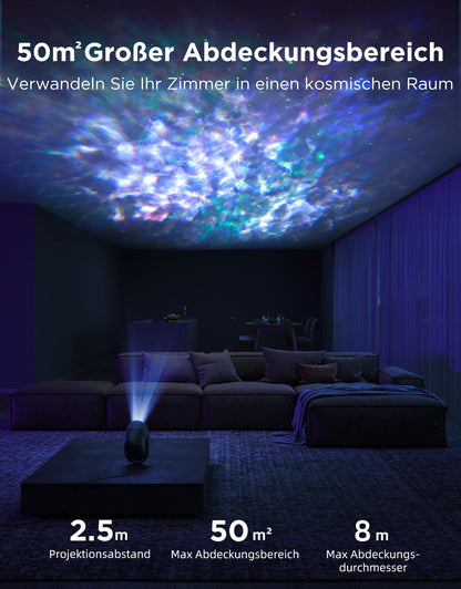 Govee H6095 Nebel Sternenhimmel Projektor, RGBW LED, Matter & Alexa