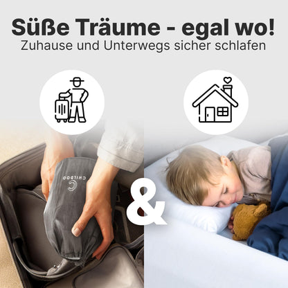 CHILDOO Rausfallschutz Bett – aufblasbares Bettgitter, 200 cm