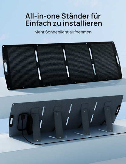 ECO-WORTHY 200W Faltbares Solarpanel für Powerstation und Camping