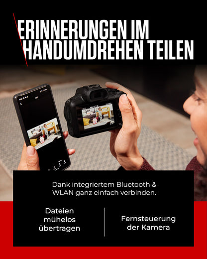 Canon EOS R100 spiegellose Systemkamera RF-S 18-45mm IS STM, schwarz