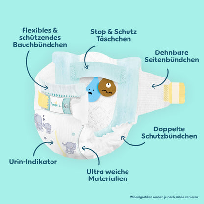 Pampers Premium Protection Windeln Grösse 3, 6–10 kg, 210 Stück