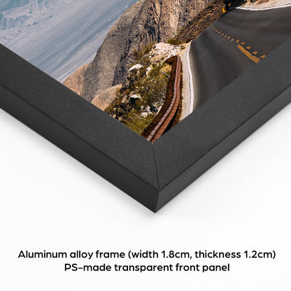 Giftgarden Bilderrahmen A1 Aluminium schwarz 59,4x84 cm für Poster