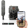Zeiss Secacam 5 Wildkamera mit 4G und 60 Grad Blickwinkel. Kompakte, dunkelgrüne Kamera erfasst Wildtiere per 4G.