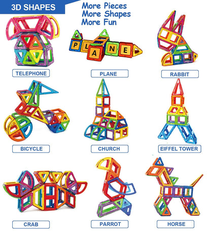 CONDIS Magnetische Bausteine STEM Spielzeug – 160 Teile