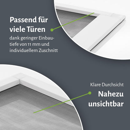 empasa Fliegengittertür START mit Alurahmen, anthrazit, 120 x 240 cm