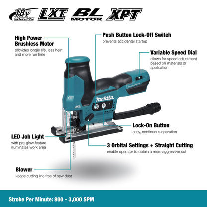 Makita DJV185Z Akku-Pendelhubstichsäge 18V ohne Akku