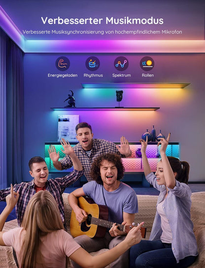 Govee LED Strip RGBIC Pro 10m, smarter LED Streifen mit App-Steuerung