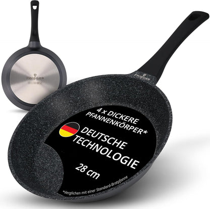 Zwieger Black Stone Bratpfanne 28 cm, Aluguss, Induktion