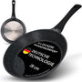 Zwieger Black Stone Bratpfanne 28 cm, Aluguss, Induktion