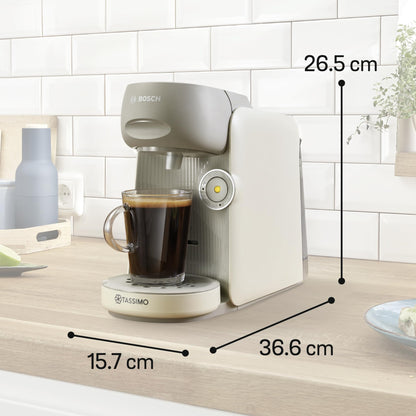 Bosch Tassimo finesse Kapselmaschine TAS167P mit INTELLIBREW, 1400 W