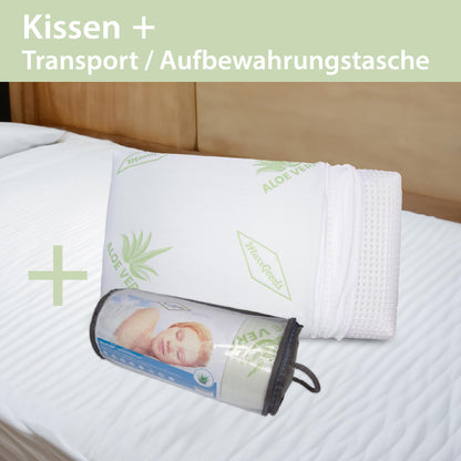 MaxxGoods orthopädisches Nackenstützkissen Visco-Gelschaum 42x70x15 cm