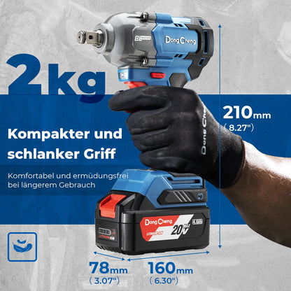 Dong Cheng Akku-Schlagschrauber DCPB488 18V, 488 Nm, bürstenlos