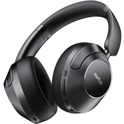 EarFun Wave Pro Bluetooth Over-Ear-Kopfhörer mit ANC und LDAC, faltbares Design, Ohrpolster aus Kunstleder
