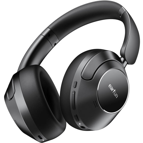 EarFun Wave Pro Bluetooth Over-Ear-Kopfhörer mit ANC und LDAC, faltbares Design, Ohrpolster aus Kunstleder