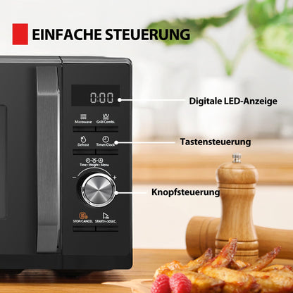 Toshiba MW3-AG20PE 3-in-1 Mikrowelle mit Grill 20L - Schwarz