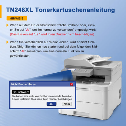 Palmtree TN248XL Toner Kompatibel für Brother - Schwarz