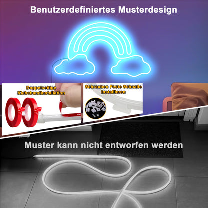 Cozylady RGB Neon LED Streifen 20 m, 24 V, mit App und Fernbedienung