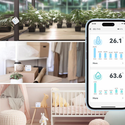 INKBIRD IBS-TH3 WLAN Thermometer Hygrometer mit App-Steuerung