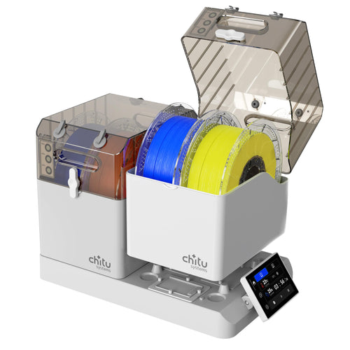 Chitu Systems FilaPartner E1 Filamenttrockner für 4 Rollen, 2 Kammern, Touchdisplay
