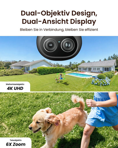 Reolink TrackFlex Floodlight WiFi 4K PTZ Überwachungskamera